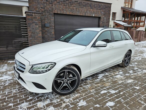 2019 Mercedes-Benz C-Класс 220 d IV (W205) Рестайлинг, белый - вид 2