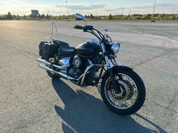 2005 Yamaha XVS1100, чёрный, 600000 рублей - вид 1