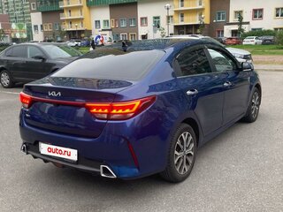 2021 Kia Rio IV Рестайлинг, синий, 1530000 рублей, вид 3