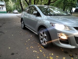 2010 Mazda CX-7 I Рестайлинг, серебристый, 1399000 рублей, вид 1
