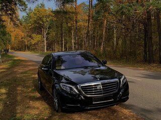 2016 Mercedes-Benz S-Класс 500 Long 9G-TRONIC VI (W222, C217), чёрный, 4170000 рублей, вид 1