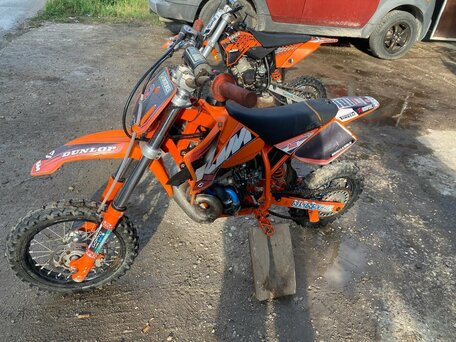 2008 KTM 50 SX, оранжевый, 100000 рублей, вид 2