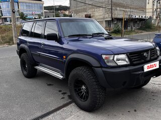1999 Nissan Patrol V (Y61), синий, 1650000 рублей, вид 1