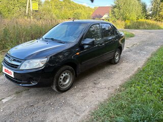 2013 Lada (ВАЗ) Granta I, чёрный, 280000 рублей, вид 1