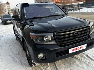 2013 Toyota Land Cruiser 200 Series Рестайлинг 1, чёрный, 4500000 рублей, вид 4