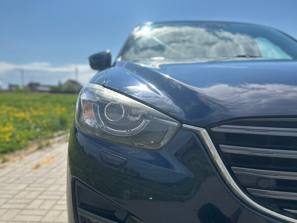 2016 Mazda CX-5 I Рестайлинг, синий, 1900000 рублей - вид 6
