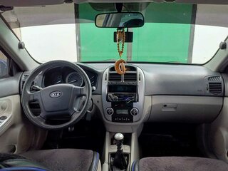 2007 Kia Cerato I Рестайлинг, синий, 320000 рублей, вид 5