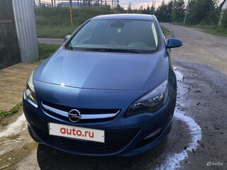 2013 Opel Astra J Рестайлинг, синий, 1050000 рублей, вид 2
