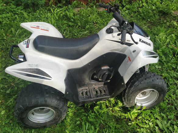 2007 Kawasaki KFX 50, белый, 175000 рублей - вид 2