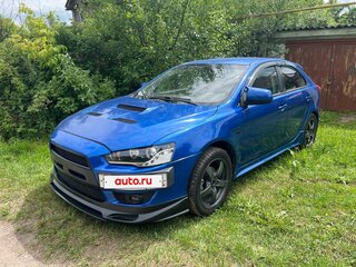 2008 Mitsubishi Lancer X, синий, 700000 рублей, вид 3
