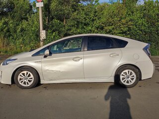 2010 Toyota Prius III (XW30), белый, 1200000 рублей, вид 5
