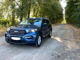 2019 Ford Explorer VI, синий, 3700000 рублей, вид 1