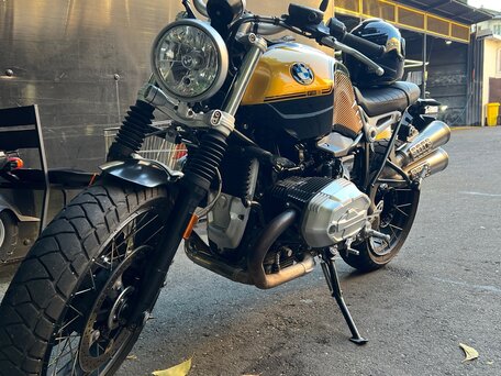 2019 BMW R Nine T Scrambler, жёлтый, 1500000 рублей, вид 3