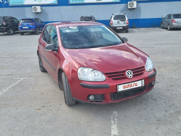 2007 Volkswagen Golf V, красный, 460000 рублей - вид 1
