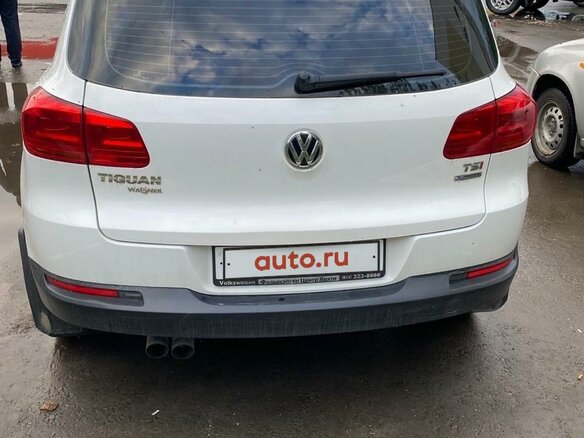 2011 Volkswagen Tiguan I Рестайлинг, белый, 750000 рублей - вид 4