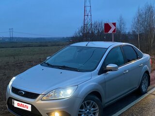 2008 Ford Focus II Рестайлинг, серебристый, 270000 рублей, вид 1