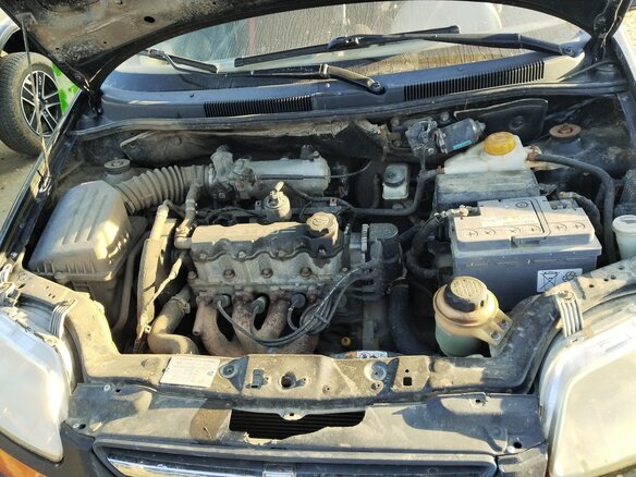 2004 Chevrolet Aveo I, чёрный, 450000 рублей - вид 8