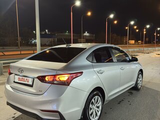 2018 Hyundai Solaris II, серебристый, 1545000 рублей, вид 3