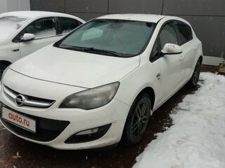 2014 Opel Astra J Рестайлинг, белый, 850000 рублей, вид 1
