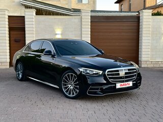 2021 Mercedes-Benz S-Класс 500 Long 4MATIC VII (W223), чёрный, 8350000 рублей, вид 4