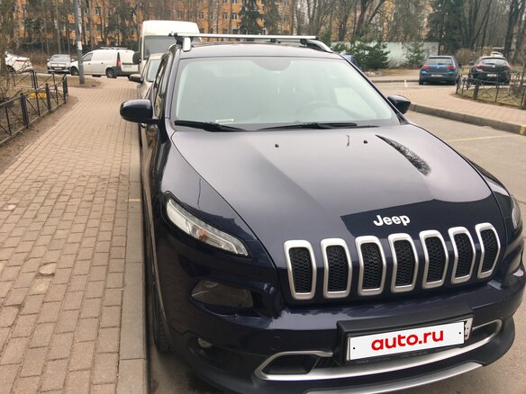2014 Jeep Cherokee V (KL), синий, 1900000 рублей - вид 1