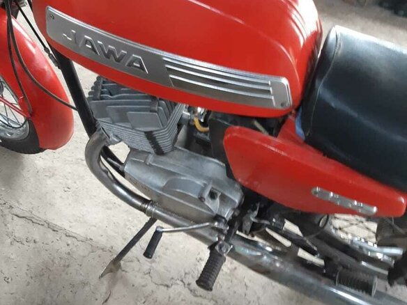 1985 Jawa 350/638, красный, 300000 рублей - вид 6