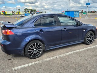 2008 Mitsubishi Lancer X, синий, 665000 рублей, вид 3