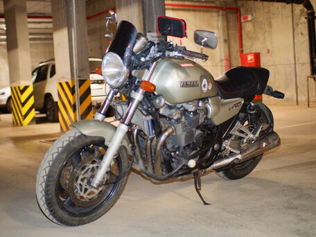 1997 Yamaha XJR1200, серебристый, 420000 рублей, вид 1