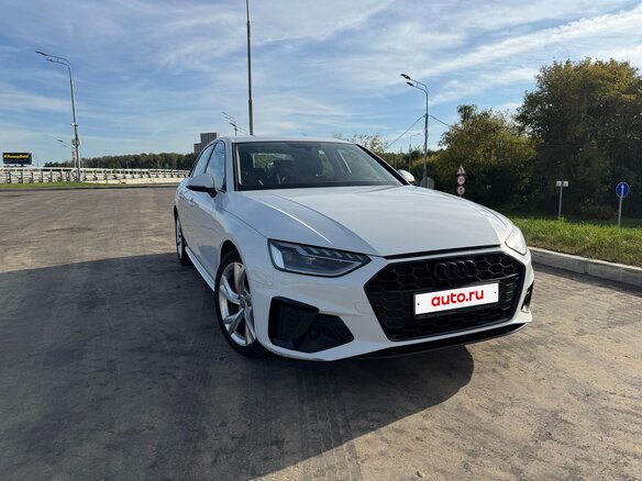 2020 Audi A4 40 TFSI V (B9) Рестайлинг, белый - вид 8