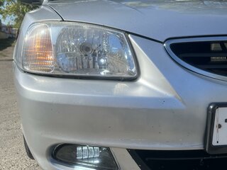2009 Hyundai Accent ТагАЗ II, серебристый, 650000 рублей, вид 1