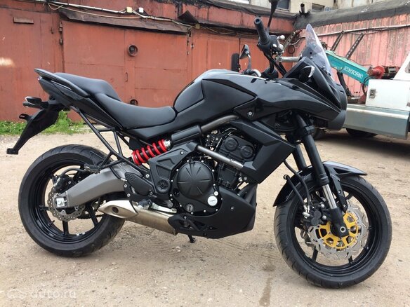 2015 Kawasaki Versys 650, чёрный, 469000 рублей