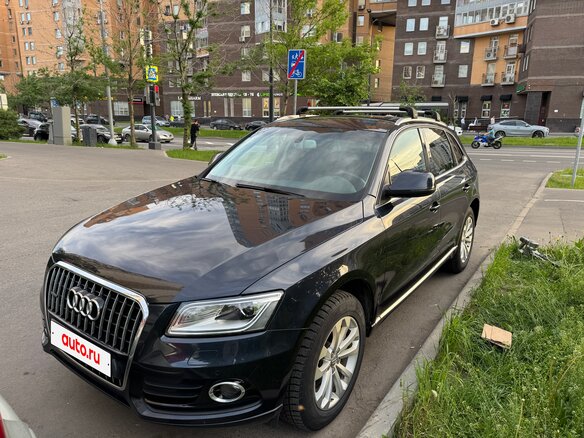 2014 Audi Q5 I (8R) Рестайлинг, синий, 3100000 рублей - вид 2
