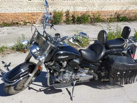 2002 Yamaha XVS1100, чёрный, 545000 рублей, вид 1