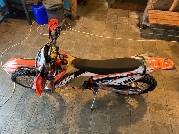 2015 KTM 500 EXC F, оранжевый - вид 10