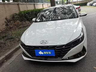 2022 Hyundai Elantra VII (CN7), белый, 1350000 рублей, вид 2