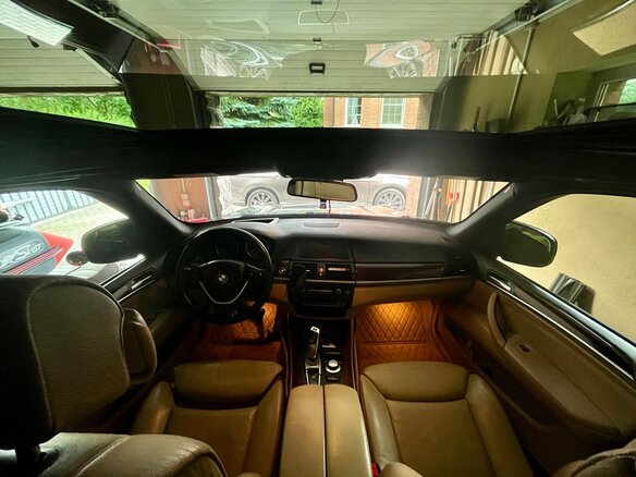 2007 BMW X5 48i II (E70), синий, 3450000 рублей - вид 4