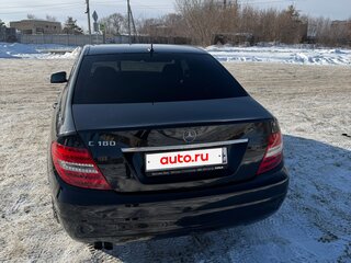 2012 Mercedes-Benz C-Класс 180 BlueEFFICIENCY III (W204) Рестайлинг, чёрный, 1550000 рублей, вид 2