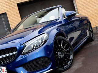 2017 Mercedes-Benz C-Класс 180 IV (W205), синий, 2650000 рублей, вид 1