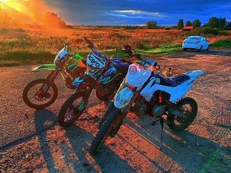 2018 Kayo Basic YX125, голубой, 70000 рублей, вид 2