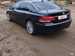 2006 BMW 7 серии 750i IV (E65/E66) Рестайлинг, чёрный, 1000000 рублей, вид 5