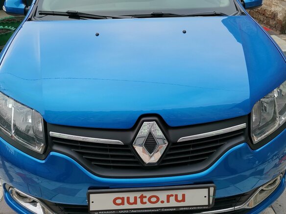 2016 Renault Logan II, синий