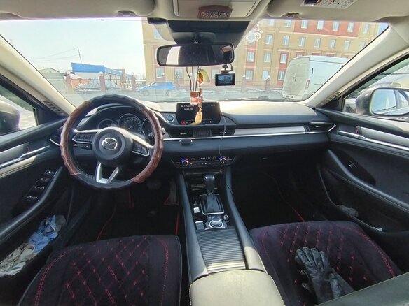 2021 Mazda 6 III (GJ) Рестайлинг 2, чёрный, 3000000 рублей - вид 8