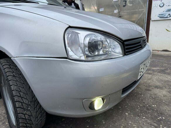 2009 Lada (ВАЗ) Kalina I, серебристый, 420000 рублей - вид 9