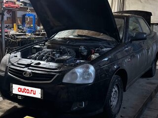 2007 Lada (ВАЗ) Priora I, чёрный, 180000 рублей, вид 3