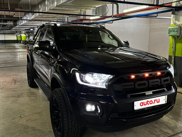 2021 Ford Ranger Raptor T6 Рестайлинг 2, чёрный, 5300000 рублей - вид 4