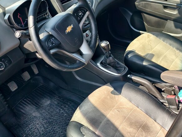 2012 Chevrolet Aveo II, голубой, 650000 рублей - вид 5