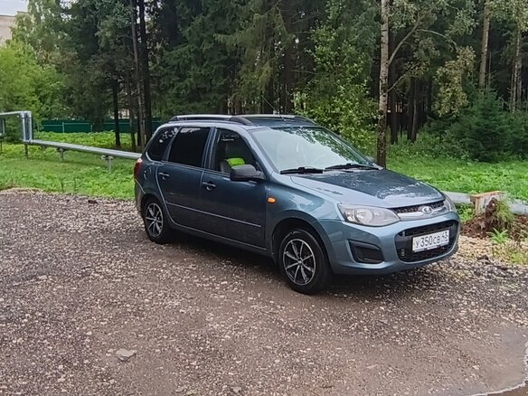 2014 Lada (ВАЗ) Kalina II, серый, 268000 рублей - вид 1