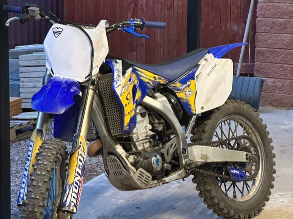 2008 Yamaha YZ450F, синий, 350000 рублей - вид 6