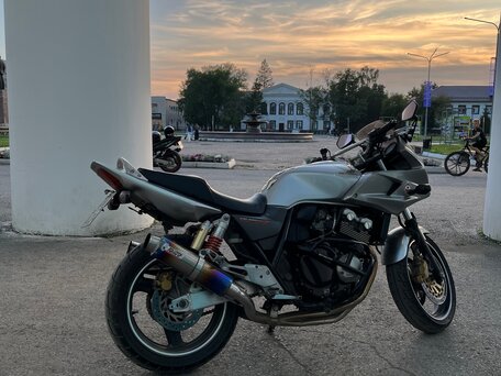 2007 Honda CB 400 Super Four, серый, 430000 рублей, вид 1