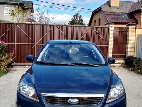 2008 Ford Focus II Рестайлинг, синий, 380000 рублей, вид 1